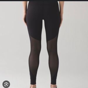 Lululemon mesh black leggings